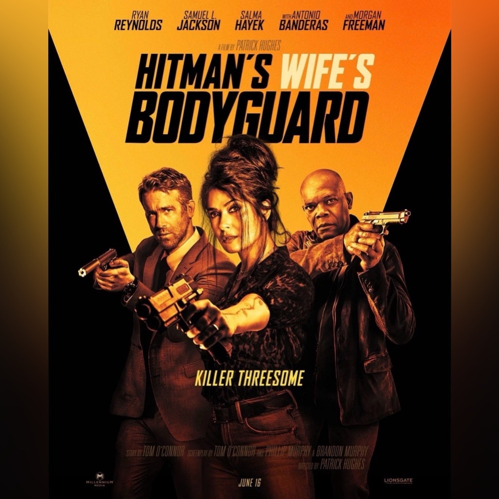 The Hitman’s Wife’s Bodyguard (2021) Original D/S Movie Poster 27x40 Salma Hayek